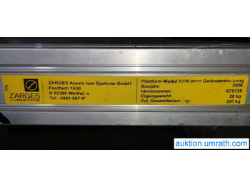 Equipamento para oficina Posten Konvolut Zarges Plattform Laufsteg Bühne Überstieg Gehsteig Sockel Treppen Aluminium hochwertig: foto 4