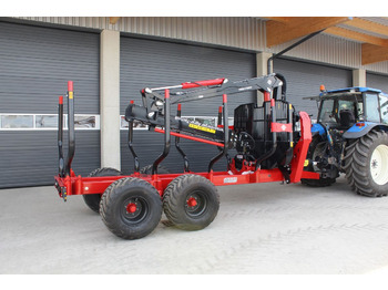 Reboque florestal novo Farmi FT12-CR69-9 m Kran-14,5 to.: foto 1