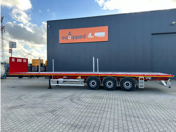 Semi-reboque plataforma/ Caixa aberta novo Kässbohrer NEU Heavy-Duty Platform, Heckbündig, Twistlocks (1x 40FT / 2x 20FT), ADR (EX/II, EX/III, FL, AT), Rungtasschen, Scheibebremsen: foto 2