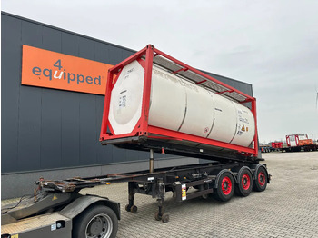 Semi-reboque transportador de contêineres/ Caixa móvel VAN HOOL 20'