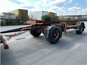 Reboque transportador de contêineres/ Caixa móvel DEOM - SCHMIT R202P 2-AS CONTAINER TRANSPORT - BPW - GOEDE BANDEN - LUCHTVERING - BELGISCHE PAPIEREN: foto 3