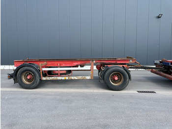 Reboque transportador de contêineres/ Caixa móvel DEOM - SCHMIT R202P 2-AS CONTAINER TRANSPORT - BPW - GOEDE BANDEN - LUCHTVERING - BELGISCHE PAPIEREN: foto 5