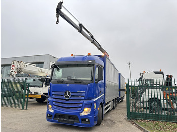 Camião furgão, Camião grua Mercedes-Benz Actros 2645 6x2 105m³ JUMBO + RETARDER + KRAN PALFINGER PK 19.001 SLD (4x) + RADIO - *FULL AIR* - FRIGO - EURO 6 - SAF AXLES - BELGIAN TRUCK: foto 4