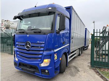 Camião furgão, Camião grua Mercedes-Benz Actros 2645 6x2 105m³ JUMBO + RETARDER + KRAN PALFINGER PK 19.001 SLD (4x) + RADIO - *FULL AIR* - FRIGO - EURO 6 - SAF AXLES - BELGIAN TRUCK: foto 3