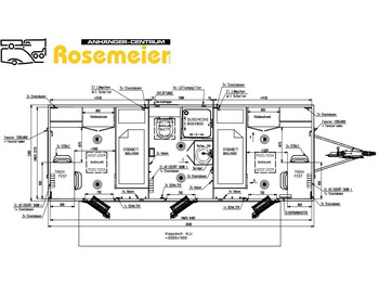 Casa contentor, Reboque novo VEZEKO MOBI 6602-SP2 Mannschaftswagen: foto 2 Casa contentor, Reboque novo VEZEKO MOBI 6602-SP2 Mannschaftswagen: foto 2