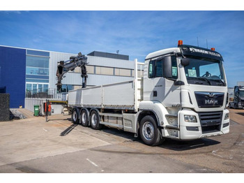 Camião de caixa aberta/ Plataforma, Camião grua MAN TGS 35.420 BL-8x4-4+HIAB 188 E-2: foto 2