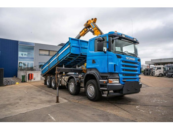 Camião basculante, Camião grua Scania R400 - EFFER 210-4S: foto 2