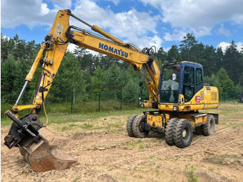 Escavadeira de rodas KOMATSU PW160