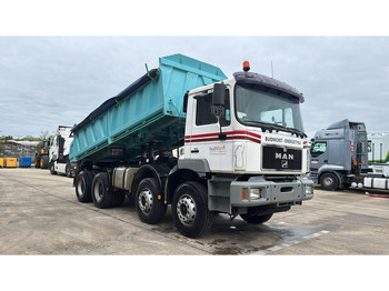 Camião basculante MAN 35.414 (6 CYLINDER / GOOD CONDITION / 8X4 / BIG AXLE / STEEL SUSP.): foto 2 Camião basculante MAN 35.414 (6 CYLINDER / GOOD CONDITION / 8X4 / BIG AXLE / STEEL SUSP.): foto 2