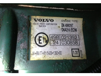 Motor por Camião Volvo FL 612 D6A 210 E2   Volvo FL: foto 2