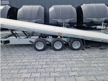 Reboque transporte de veículos Cartrailer Expert 3560 easyload 600x216cm hydr. kippbar Winde Resrad Premium Tridem 100km/H 3500kg: foto 2