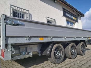 Reboque basculante Hapert COBALT HM-3 405x200x30cm Ferro Elektro + NHP Rampen Heckstützen Tridem 3500kg Abverkauf: foto 4
