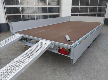 Reboque porta máquinas Multi Transporter 406x200x30cm Rampen Winde 13" niedrig Fahrwerk (XL) 3500kg Online Aktion: foto 4