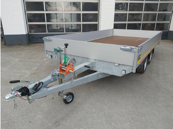 Reboque porta máquinas Multi Transporter 406x200x30cm Rampen Winde 13" niedrig Fahrwerk (XL) 3500kg Online Aktion: foto 2