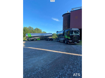 Caminhão tanque Scania G450 Hooklift Truck with tank body and tank trailer: foto 3 Caminhão tanque Scania G450 Hooklift Truck with tank body and tank trailer: foto 3