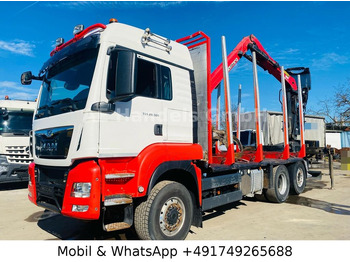 Camião de transporte de madeira MAN TGS