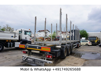 Semi-reboque transporte de madeira MEGA ND3-C231 Lang-Holz *8x Rungen / Liftachse: foto 3