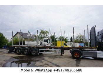 Semi-reboque transporte de madeira MEGA ND3-C231 Lang-Holz *8x Rungen / Liftachse: foto 2