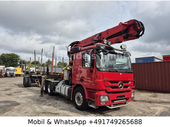 Camião de transporte de madeira MERCEDES-BENZ Actros
