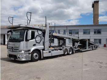 Camião transporte de veículos MERCEDES-BENZ Actros 2443