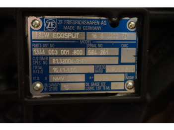 Caixa de velocidade por Camião novo ZF 16S2322TD + NMV221 81.32004-6161: foto 5