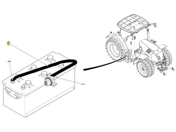 Cables/ Wire harness por Trator Claas Arion 550-520 650-620 - kabel wiązka elektryczna 0021503032: foto 2 Cables/ Wire harness por Trator Claas Arion 550-520 650-620 - kabel wiązka elektryczna 0021503032: foto 2