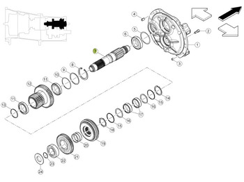 Caixa de velocidade CLAAS