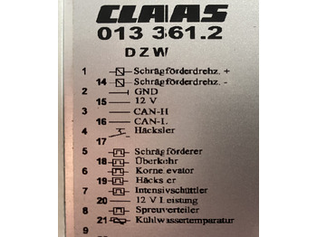 Centralina electrónica CLAAS