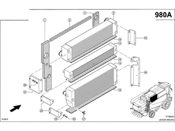 Radiador de óleo CLAAS