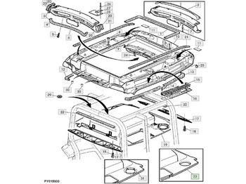 Cabine e interior JOHN DEERE