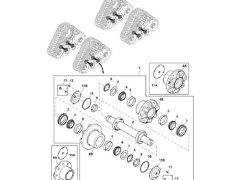 Peças de material rodante JOHN DEERE