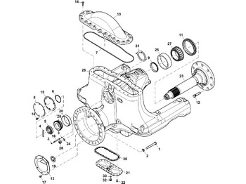 Eixo e peças JOHN DEERE