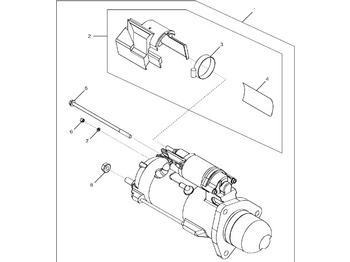 Motor de arranque JOHN DEERE