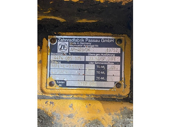 Eixo e peças por Máquina de construção Liebherr L554 obudowa mostu AP-409/DL: foto 5