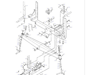 Eixo traseiro MASSEY FERGUSON