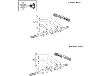 Semi eixo NEW HOLLAND