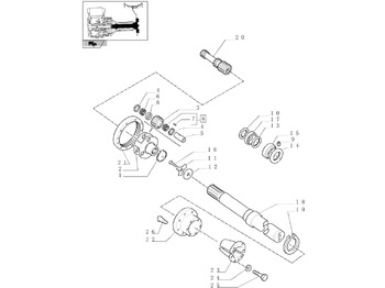 Cubo de roda NEW HOLLAND