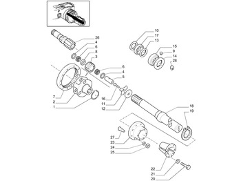 Cubo de roda NEW HOLLAND