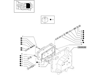 Válvula hidráulica NEW HOLLAND