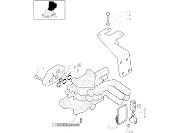 Válvula hidráulica NEW HOLLAND