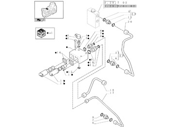 Válvula hidráulica NEW HOLLAND