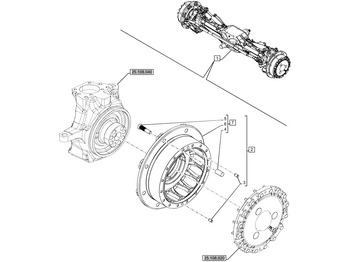 Cubo de roda NEW HOLLAND