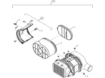 Filtro de ar NEW HOLLAND