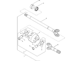 Semi eixo NEW HOLLAND