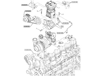 Motor e peças NEW HOLLAND