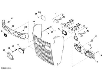 Carroceria e exterior JOHN DEERE