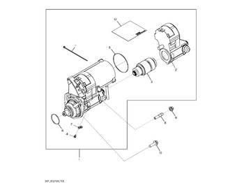Motor de arranque JOHN DEERE