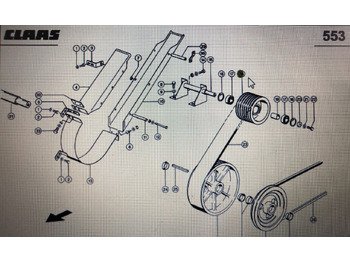 Peça de reposição CLAAS