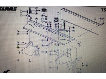 Peça de reposição CLAAS