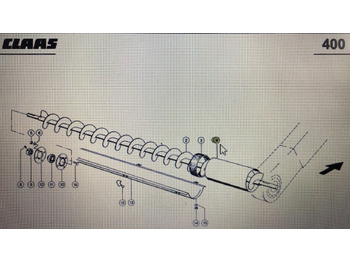 Peça de reposição CLAAS